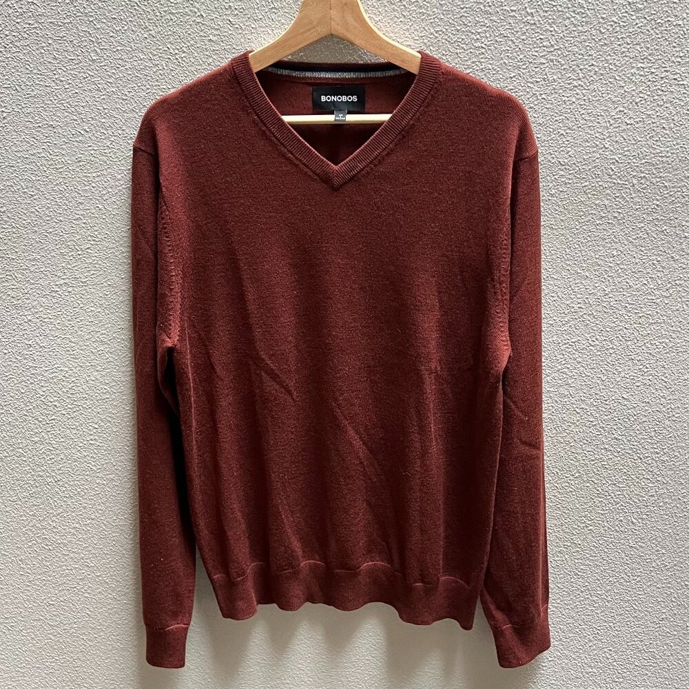 Bonobos merino Merino wool sweater size L slim fitted